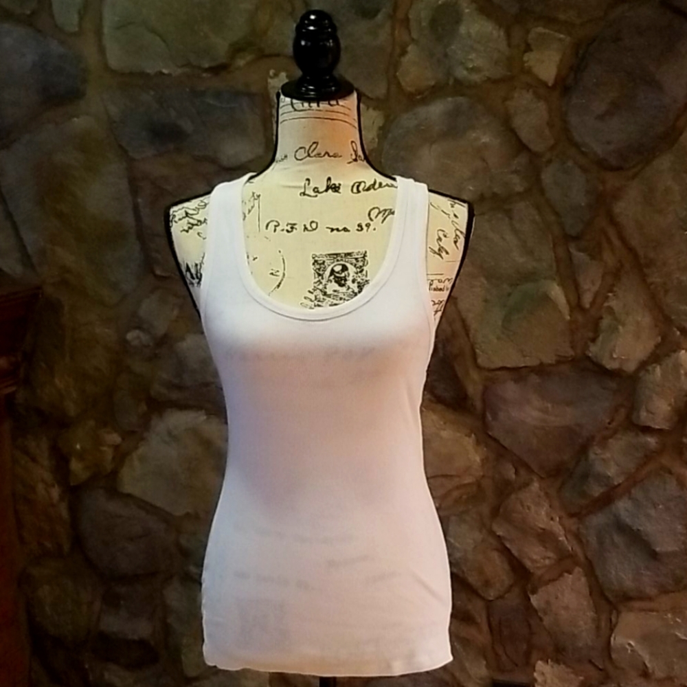 White tank top
